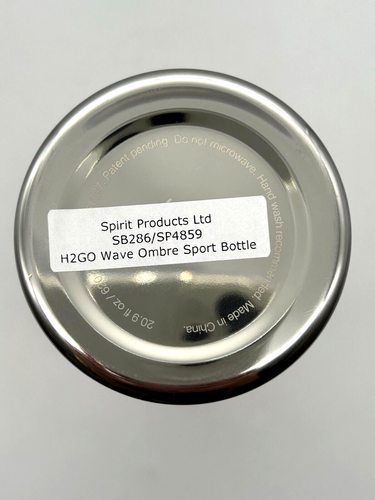 Bulldogs de la Universidad de Georgia 20,9 fl. oz. Botella deportiva H2GO Wave Ombre NUEVA - Imagen 4 de 4