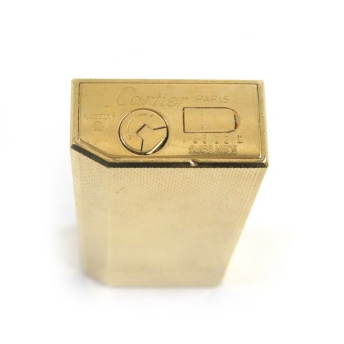 Encendedor de gas Cartier dorado pentágono en funcionamiento sin caja - Imagen 5 de 6