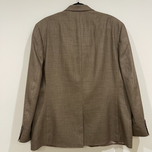 Ralph Lauren Blazer Men’s Sport Coat Jacket Linen Blend Tan Brown Size 46R EUC - Picture 3 of 16