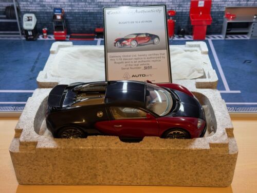 1/18 AUTOart Bugatti EB 16.4 Veyron Red Black Limited Edition
