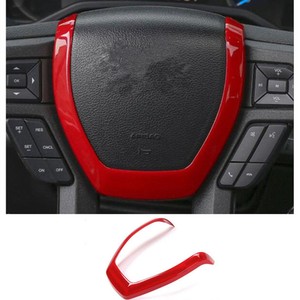 Front Seat Only 2017 2018 for Ford F-150 Custom Fit Cup Holder and Door Liner Accessories F150 20-pc Set Red Trim