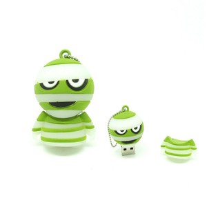 Cartoon-Green-Zombie-USB-Flash-Drives-Creative-Memory-Stick-8G-16G-32G-64G-HZ
