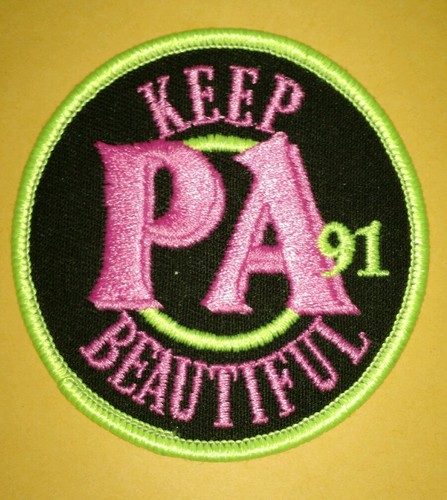 Vintage 1991 Keep PA Beautiful Embroidered Patch