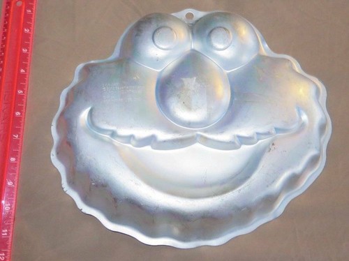 LOT Wilton CAKE PAN Sesame St ELMO Muppet BIG BIRD Henson Birthday Party Bake - Picture 5 of 7