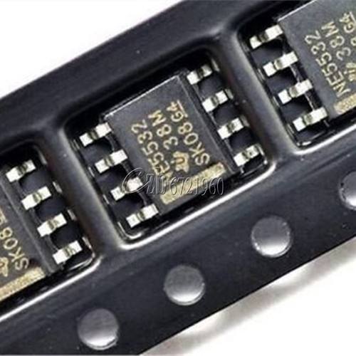 20Pcs NE5532 N5532 SOP-8 SMD Dual Low Noise Op-Amp TI IC - Picture 1 of 4
