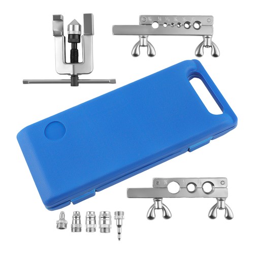 HVAC Flaring and Swaging Tool Kit Soft Refrigeration Copper Tubing 1/8-3/4''O.D. - Picture 1 of 11