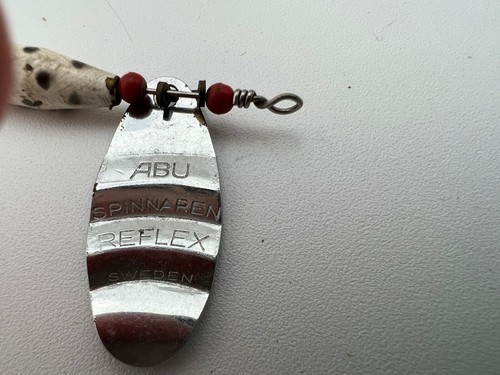 ABU SPINNAREN 4 REFLEX Spinners fishing  Lure 1 W/O Feather Hook SWEDEN Vintage - Picture 11 of 15
