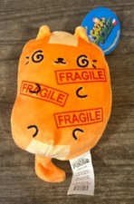 FRAGILE Cats vs Pickles Cat Plush Beans 119 Tactile Fidget 4" Gold Series NWT