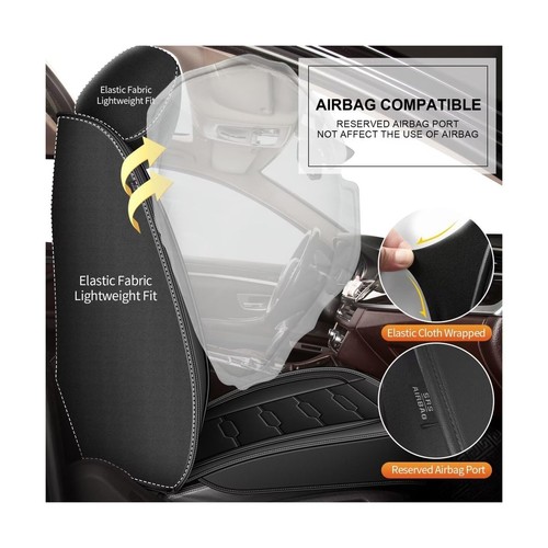 AOMSAZTO Car Seat Covers for Honda Civic 2003-2015 Seat Covers Full Set 5 Sea... - Picture 5 of 7
