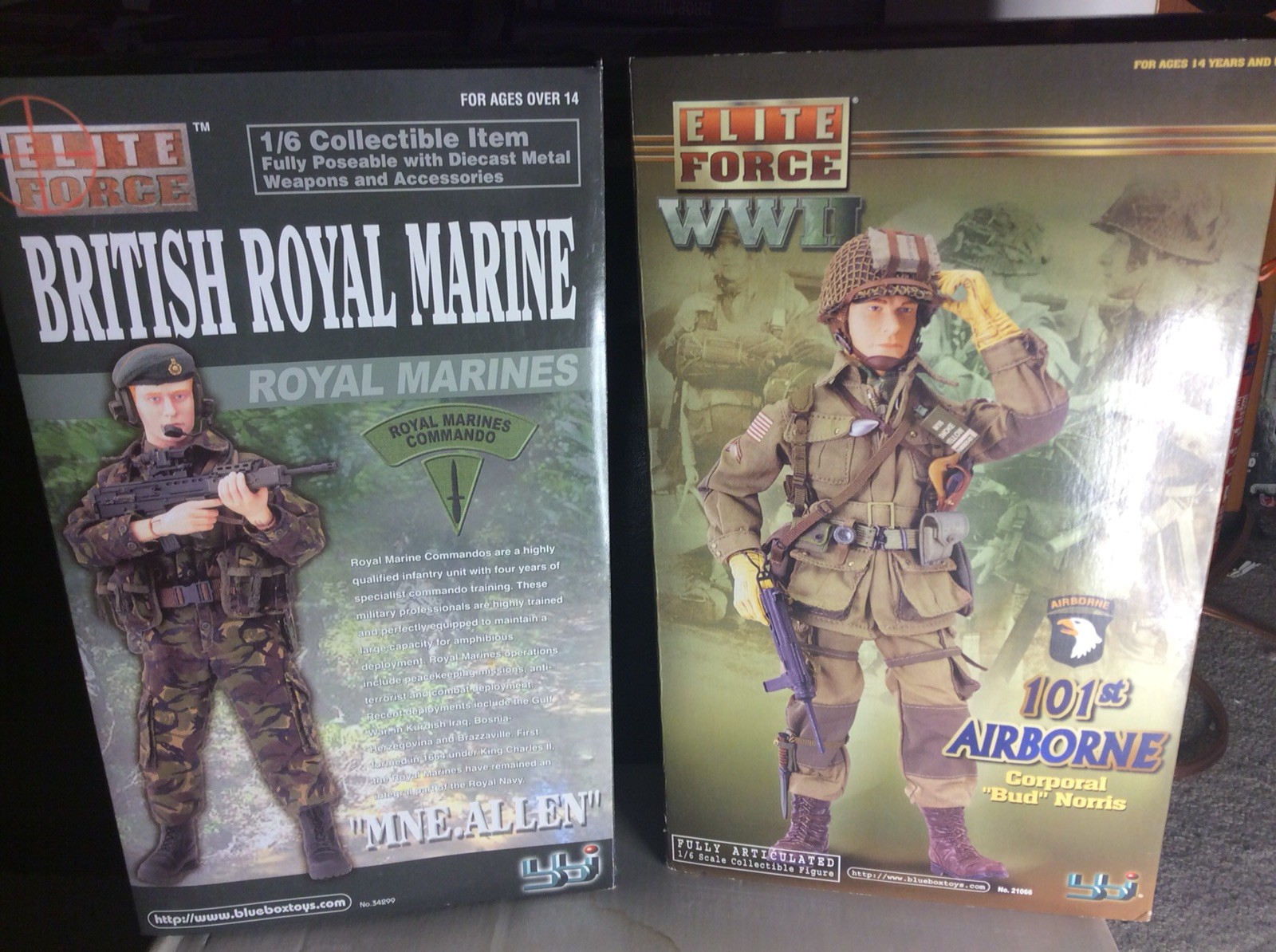 2 Very Rare Elite Force 1 6 Figures Royal Marine And Airborne Soldiers 2 Very Rare Elite Force 1 6 Figures Royal Marine And Airborne Soldiers