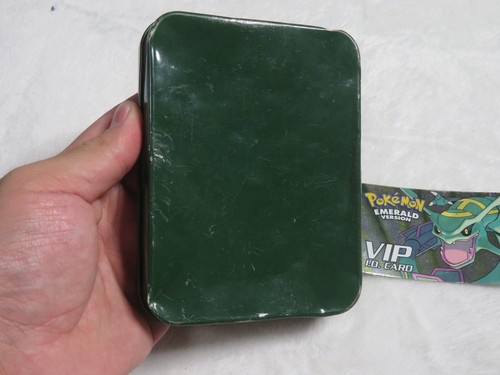 Pokemon Emerald Version Pre Order Collectors Tin Box With VIP Id Card RARE! - Picture 3 of 4