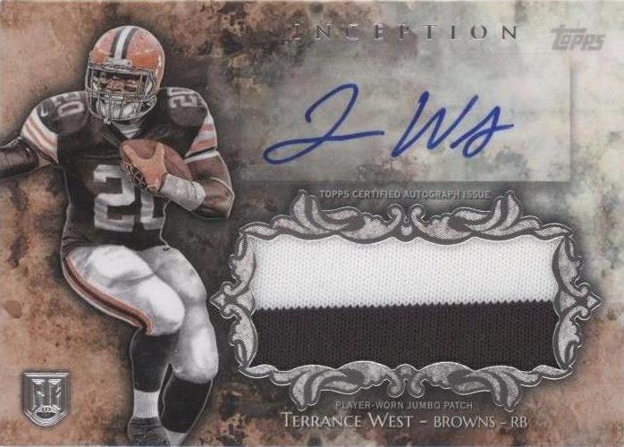 2014 Topps Inception Terrance West #IAJP-TW - 1 of 2