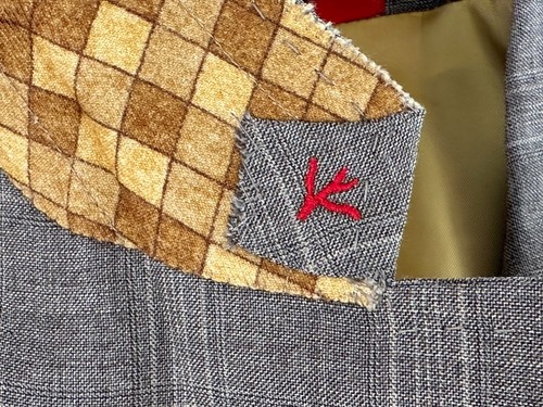 2022 $6995 Isaia "Cortina" Plaid Beige Gray Two Button Suit, 40R 42R 52L 40L 42L - Picture 12 of 22