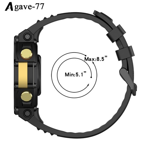 Bracelet de montre de remplacement sport en silicone pour bracelet AmazFit T-Rex 2 neuf - Photo 3 sur 26