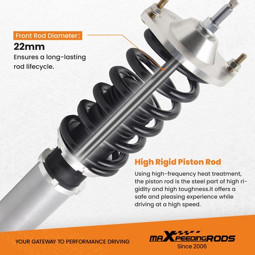 24 Ways Adjustable Damper Coilovers For Mazda Miata MX5 NA 89-98 NB 1998- 2005 - Picture 3 of 12