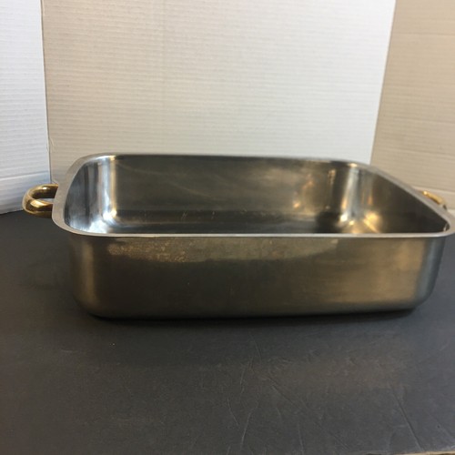 14" X 12" X 4" 18/10 Stainless Steel Roasting Baking Pan W/ Handles - Picture 4 of 10