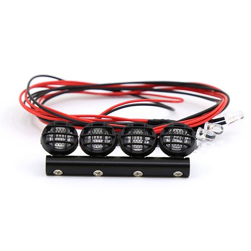 Luggage Rack Lamp Spotlight Carrier Roof Light DIY Kit for WPL 1:18/1:16 RC Car - Picture 2 of 4