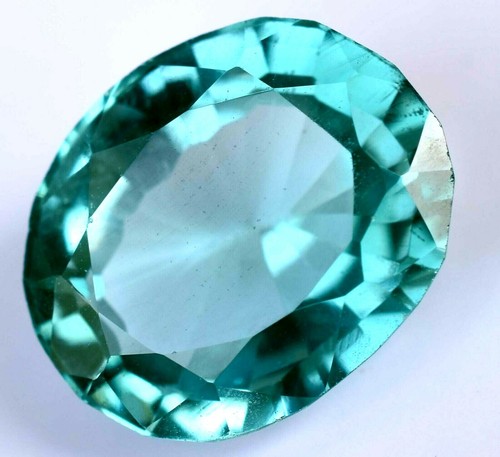 Piedra preciosa azul neón ovalada turmalina natural de 6 a 8 quilates tratada - Imagen 3 de 7