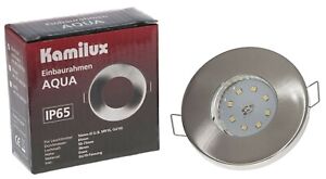 Qualitative Kamilux LED Bad-Einbaustrahler Aqua 5W SMD LED /& GU10 230V IP65 KG