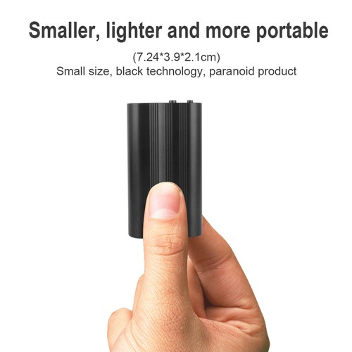 500 Hr Spy Digital Voice Activated Recorder 16GB Mini Audio Magnetic MP3 Player - Picture 4 of 12