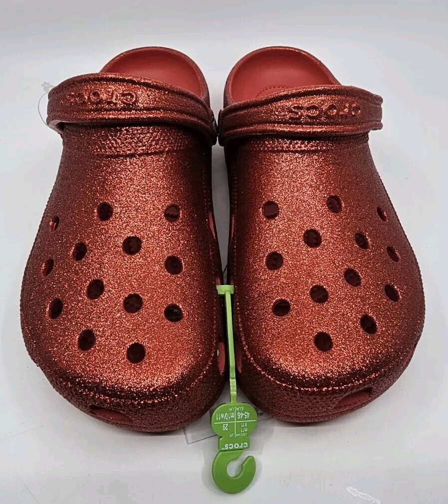 Crocs Classic Glitter Clog Men Red Color Size US 11 New | eBay