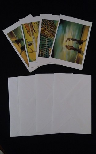Set aus 2 Salvador Dali Notizblättern und Umschlägen 5,5 x 3,5 Zoll - Bild 6 von 6