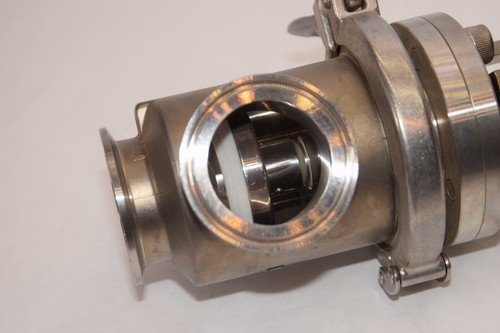 (NEW) 1-3/4" Stainless SS Sanitary Valve - Imagen 4 de 7