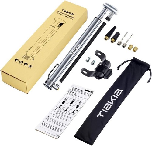 Fahrradpumpe, Mini Handpumpe, 210 PSI, Aluminium, Fahrrad, Rennrad, BMX - Bild 11 von 12