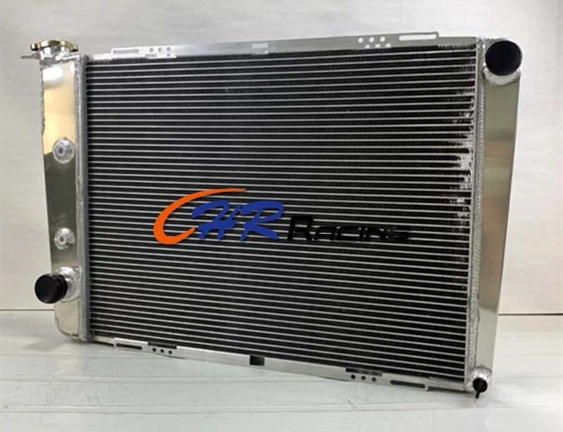 Radiador de aluminio de 5 filas para motor Lincoln Continental V8 1968 1969 Foto 3 de 4