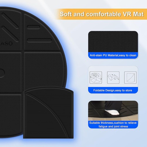 VR Game Universal Motion Floor Mat Non-slip VR Accessories for Switch/Quest 3S/3 - Bild 2 von 6