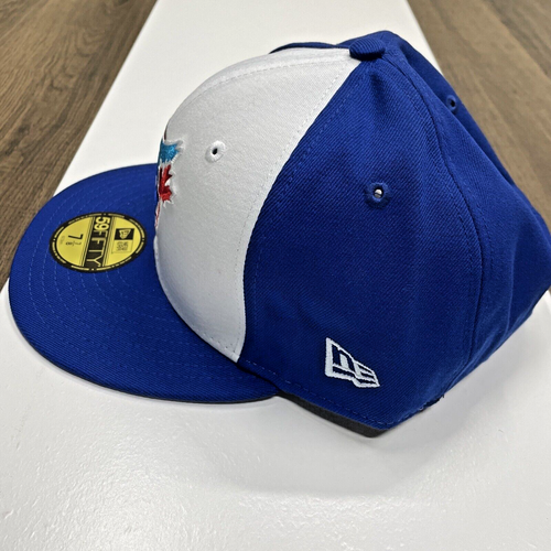 New Era Toronto Blue Jays Blue Mens 7 7/8 Fitted 59FIFTY Snapback Hat Cap NWT - Picture 10 of 11