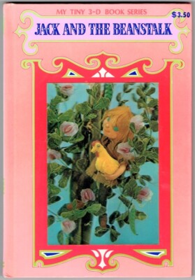 Vintage Tiny 3-D Fairy Tale Book JACK AND THE BEANSTALK Froebel Kan Puppets