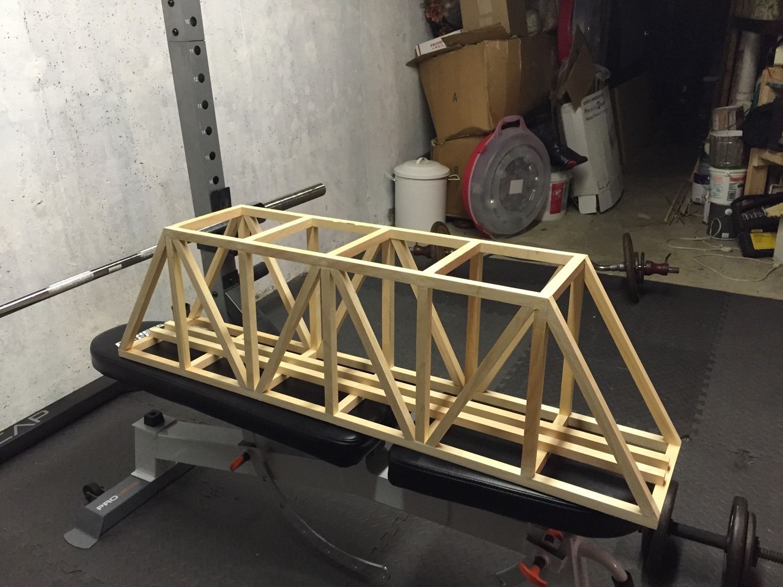 KIT for 72 G Scale Ceiling Railroad Truss Bridge KIT for 72 G Scale Ceiling Railroad Truss Bridge