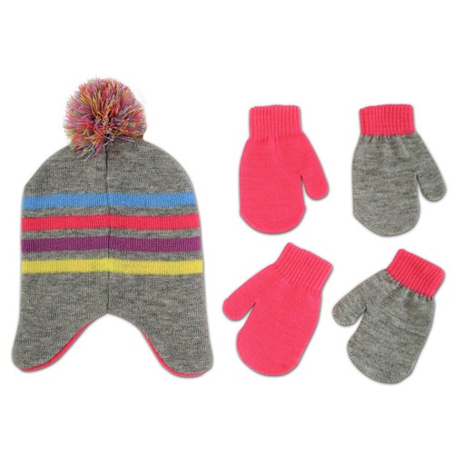 My Little Pony Toddler Winter Hat and Kids Mitten or glove Set, Beanie Age 2-7 - Picture 29 of 37