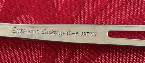 Towle Supreme 18/8 stainless Aperto lot of 3 teaspoons 6" NM polished - Picture 3 of 3