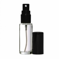Travel Perfume Cologne Atomizer Empty Glass Spray Bottle Black Sprayer 5ml 1/6oz