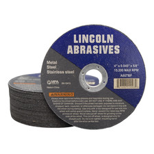 25-PK 4" X .040" X 5/8" Cut-off Wheels Cutting Discs Stainless Steel & Metal