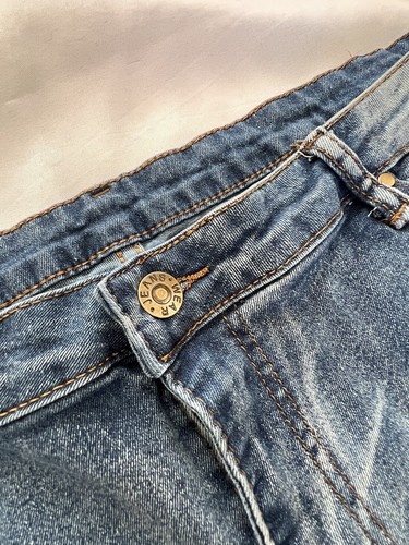 We-ar Jeans Women Size 2XL Bootcut Denim Button Slit Flare Stretch Comfy - Picture 4 of 12