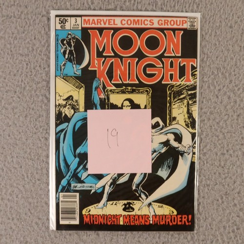 Moon Knight #3 1981 1st App of Midnight Man Marvel Newsstand - Picture 17 of 17