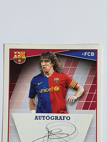 Carles Puyol Printed Signature #38 Panini Official FC Barcelona Set 2008-09 rare - Picture 4 of 8