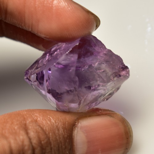 Large Amethyst Rough 46 Cts Natural Brazilian Purple Amethyst Stone For Jewelry - Picture 5 of 5
