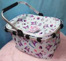 Kuromi My Melody Beach/Picnic Basket 9"x9"x17" Brand New w/ Tag