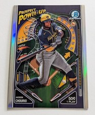 Jackson Chourio 2024 Bowman Chrome Baseball #PP-6 Prospect Power-Up Brewers