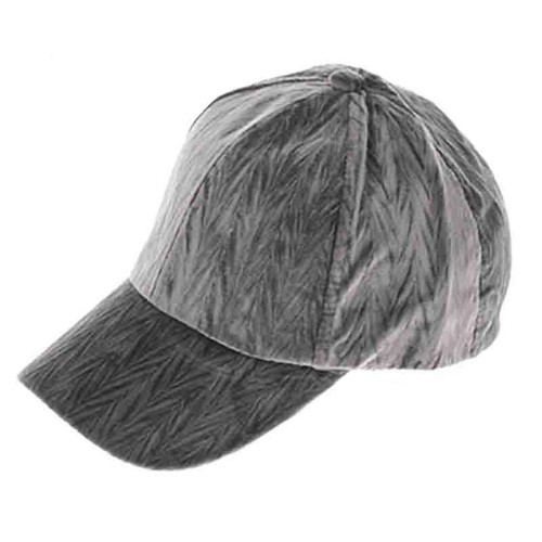 Textured Velvet Fashion Baseball Cap - DNMC - Bild 2 von 6