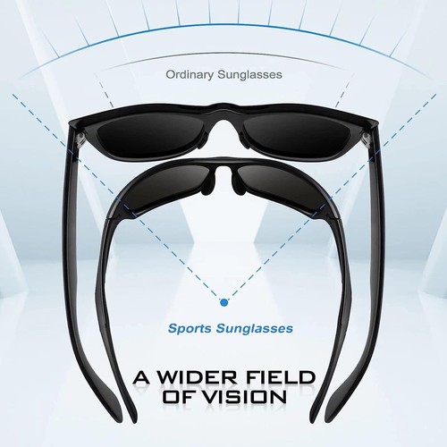 Polarized Sunglasses Cycling Glasses Driving Shades Men Women UV 400 Protection - Picture 3 of 7