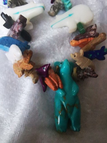 Halskette, Antike Kraft Bär Kette, Amerikanische Ureinwohner  - Bild 3 von 13