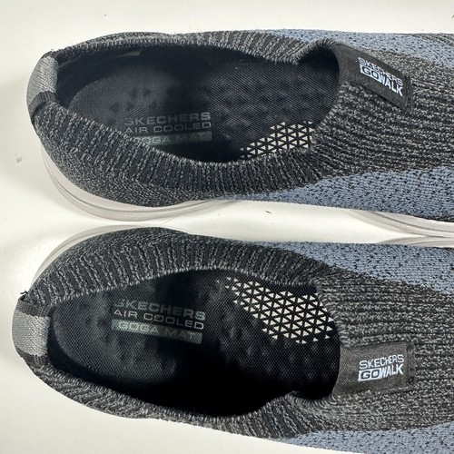 Zapatilla deportiva Skechers Go Walk 5 Merritt de caña baja sin cordones azul carbón para hombre 12 EE. UU. - Imagen 6 de 9