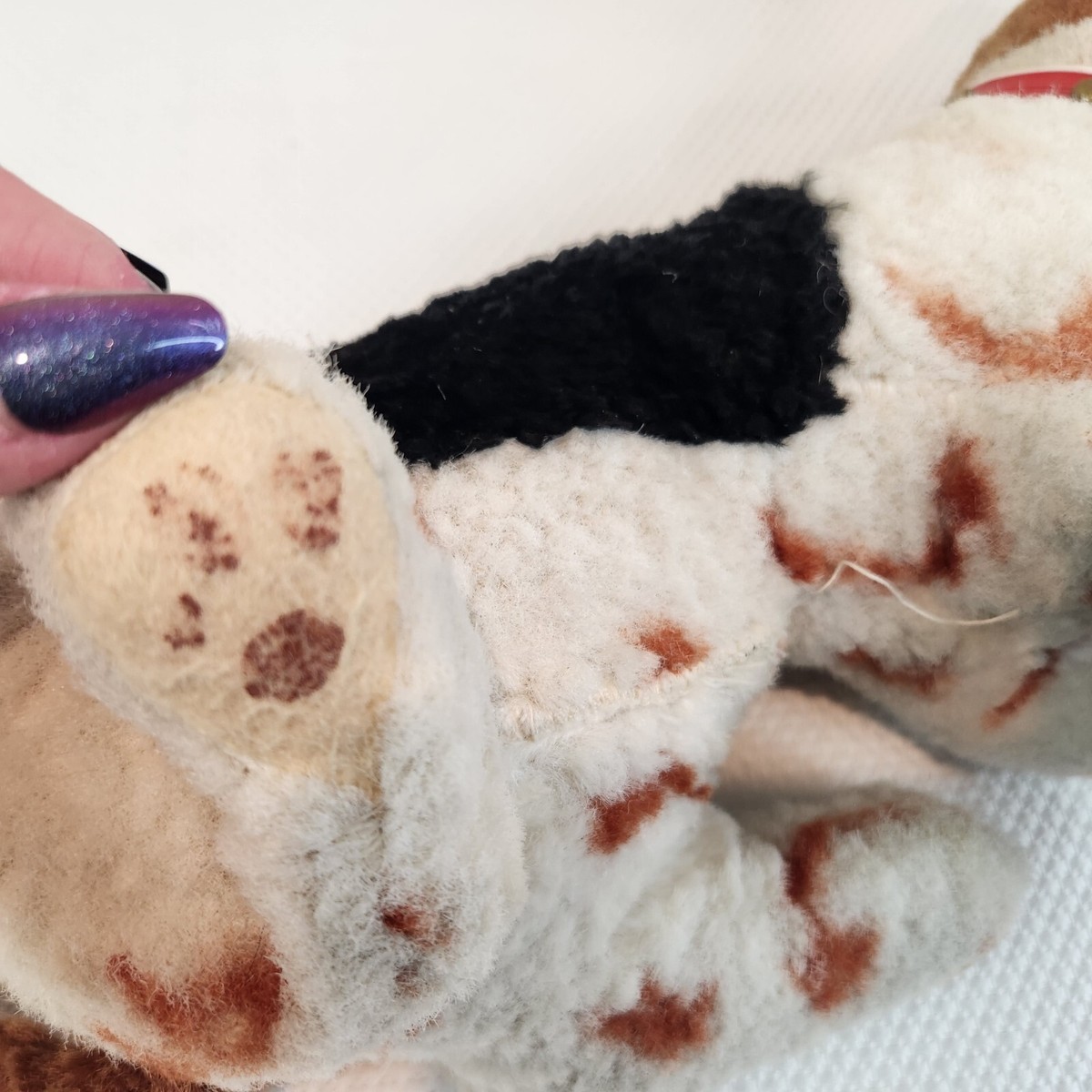 Vintage 50s Rushton Rubber Face Dog Stuffed Animal Plush Toy