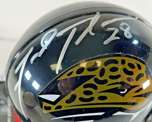 Jaguars SIGNED Mini-Helmet & Football – Taylor, Smith, Hardy & McCardell – CoA! - Picture 3 of 11