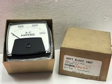 NEW HOYT AC AMPERES METER 50365A/   0-3000 PSI